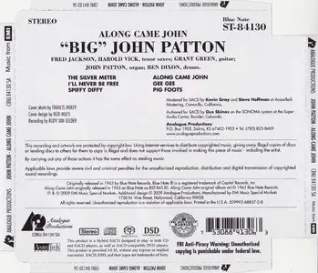 John Patton - Along Came John (1963) {2009 Analogue Productions DSD Remaster}