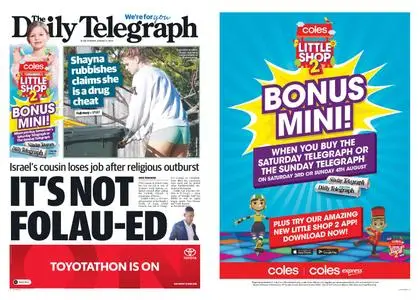 The Daily Telegraph (Sydney) – August 02, 2019