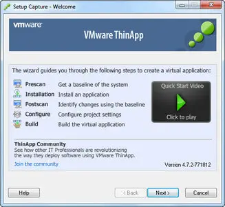 VMWare ThinApp Enterprise 4.7.2 Build 771812 + Portable