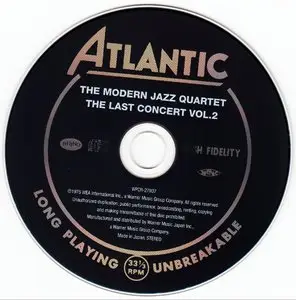 The Modern Jazz Quartet - The Last Concert Vol.2 (1974) {2014 Japan Jazz Best Collection 1000 Series 24bit WPCR-27937}