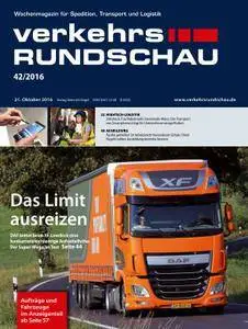 Verkehrs Rundschau - Nr.42 2016