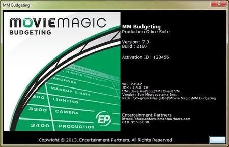 Movie Magic Budgeting 7.3.2187