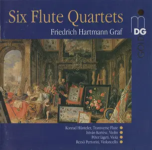 Friedrich Hartmann Graf - Hünteler, Festetics Quartet - Six Flute Quartets (1994, MDG "Gold" # 311 0520-2) [RE-UP]
