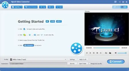 Tipard Video Converter 8.0.16 Multilingual Portable