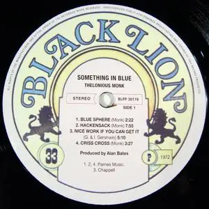 Thelonious Monk - Something In Blue (1972) [Vinyl Rip 16/44 & mp3-320 + DVD] Re-up