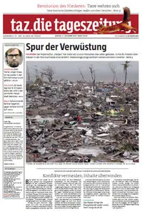 Tageszeitung TAZ vom 11 November 2013