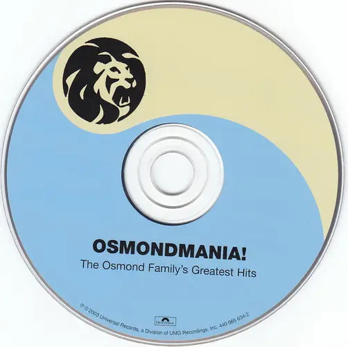 The Osmonds - Osmondmania! The Osmond Family Greatest Hits (2003 ...