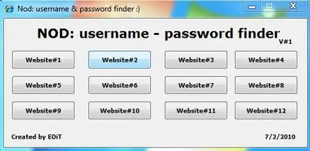 NOD username - password finder v.1