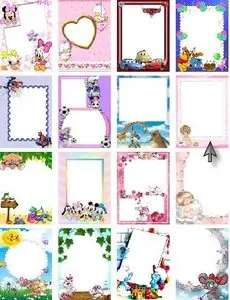 frame - the collection of the children's frames 5