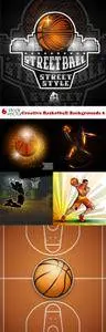 Vectors - Creative Basketball Backgrounds 6