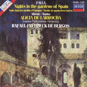 Falla: Nights in the Gardens of Spain, etc. - Larrocha/Burgos (1983)