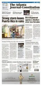 Atlanta Journal Constitution - September 22, 2017