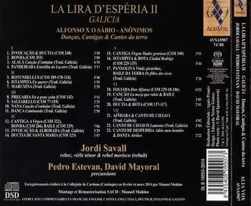 Jordi Savall & Pedro Estevan - La Lira d'Esperia II: Galicia (2014) {Alia Vox AVSA9907}