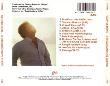 George Duke - A Brazilian Love Affair (1979) {CBS}