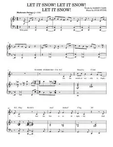 Let It Snow! Let It Snow! Let It Snow! - Sammy Cahn, Steve Tyrell (Piano Vocal)