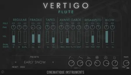 Cinematique Instruments Vertigo Flute KONTAKT