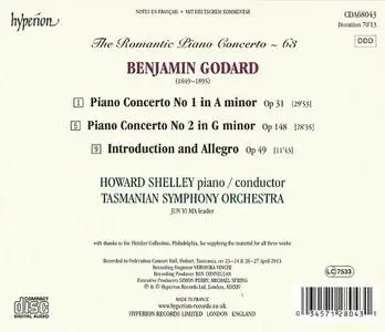 Howard Shelley, Tasmanian Symphony Orchestra - The Romantic Piano Concerto Vol. 63: Benjamin Godard: Piano Concertos (2014)