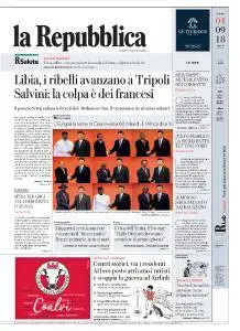 la Repubblica - 4 Settembre 2018