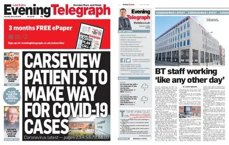 Evening Telegraph Late Edition – March 26, 2020