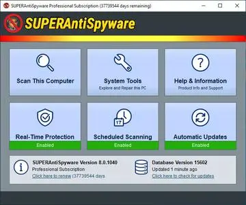 SUPERAntiSpyware Professional X 10.0.1258 (x64) Multilingual