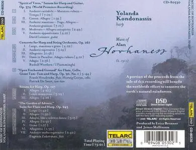 Yolanda Kondonassis - Music of Alan Hovhaness (2000) (Repost)