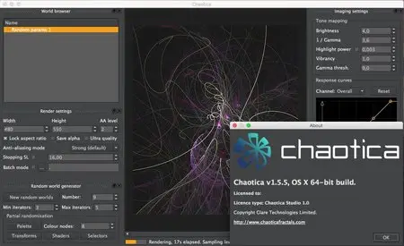 Chaotica Studio 1.5.5 Mac OS X