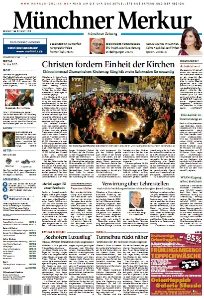 Münchner Merkur vom 14. Mai 2010