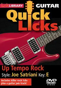 Lick Library - Guitar Quick Licks - Joe Satriani Up Tempo Rock in the Key of E