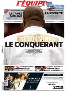 L'Equipe du Samedi 29 Août 2015