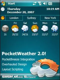 SBSH PocketWeather v2.0 Build 3179