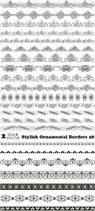 Vectors - Stylish Ornamental Borders 28