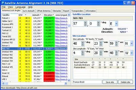 Satellite Antenna Alignment v2.36.8