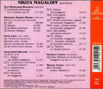 Nikita Magaloff - Piano Recital (Mendelssohn, Mozart, Liszt, Skrjabin, Chopin, Glinka) (1994) (Remastered)