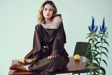 Lily James by Sofia Sanchez & Mauro Mongiello for Modern Weekly China August 2018