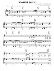 Brother louie - Hot Chocolate (Piano-Vocal-Guitar)