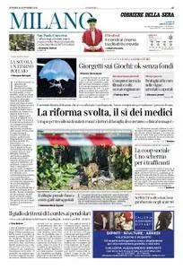 Corriere della Sera Milano – 28 settembre 2018