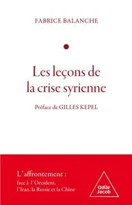 Fabrice Balanche, "Les leçons de la crise syrienne"