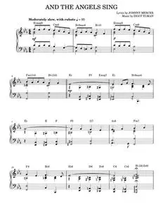 And The Angels Sing [Jazz version] (arr. Brent Edstrom) - Benny Goodman, Johnny Mercer (Piano Solo)