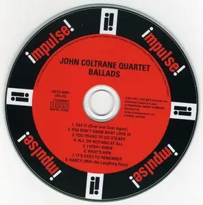 John Coltrane Quartet - Ballads (1962) {2007 Japan MiniLP Remaster}