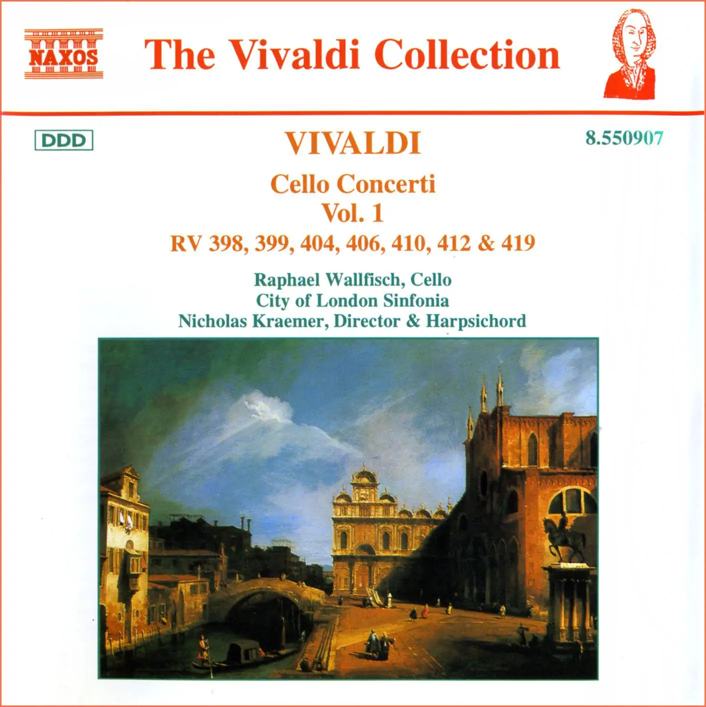 Raphael Wallfisch, City of London Sinfonia, Nicholas Kraemer - Vivaldi ...