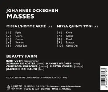 Johannes Ockeghem (c.1430-c.1495) - Masses - Beauty Farm (2017) {fra bernardo Digital Download fb1701743}