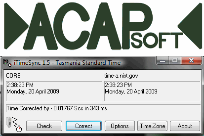 ACAPsoft ITimeSync v1.502