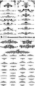 Vectors - Ornamental Floral Dividers 55