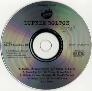 Dupree Bolton - Fireball (2008) {Uptown UPCD 27.56 rec 1962-1980}