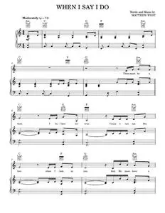 When i say i do - Matthew West (Piano-Vocal-Guitar)