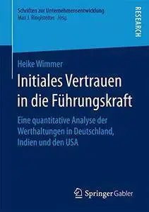 Initiales Vertrauen in die Führungskraft (Repost)