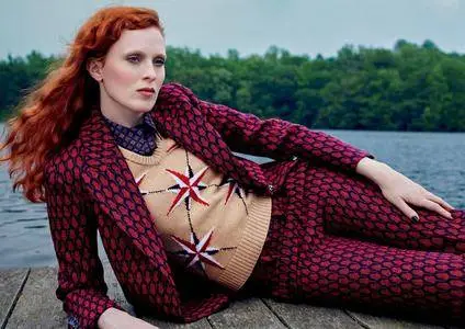 Karen Elson by Rachell Smith for Harper's Bazaar Russia August 2016