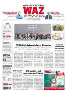 WAZ Westdeutsche Allgemeine Zeitung Essen-Postausgabe - 16. Dezember 2017