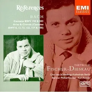 J.S.Bach - Cantatas BWV 158 & 203, Arias & Chorals (Cantatas BWV 8, 13, 73, 123, 157  & 158) - Dietrich Fischer-Dieskau