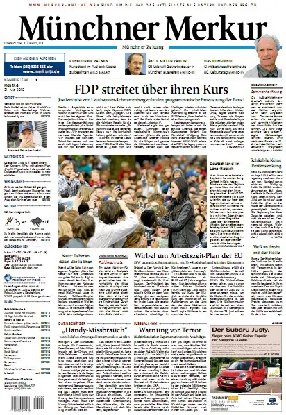 Münchner Merkur vom 31. Mai 2010